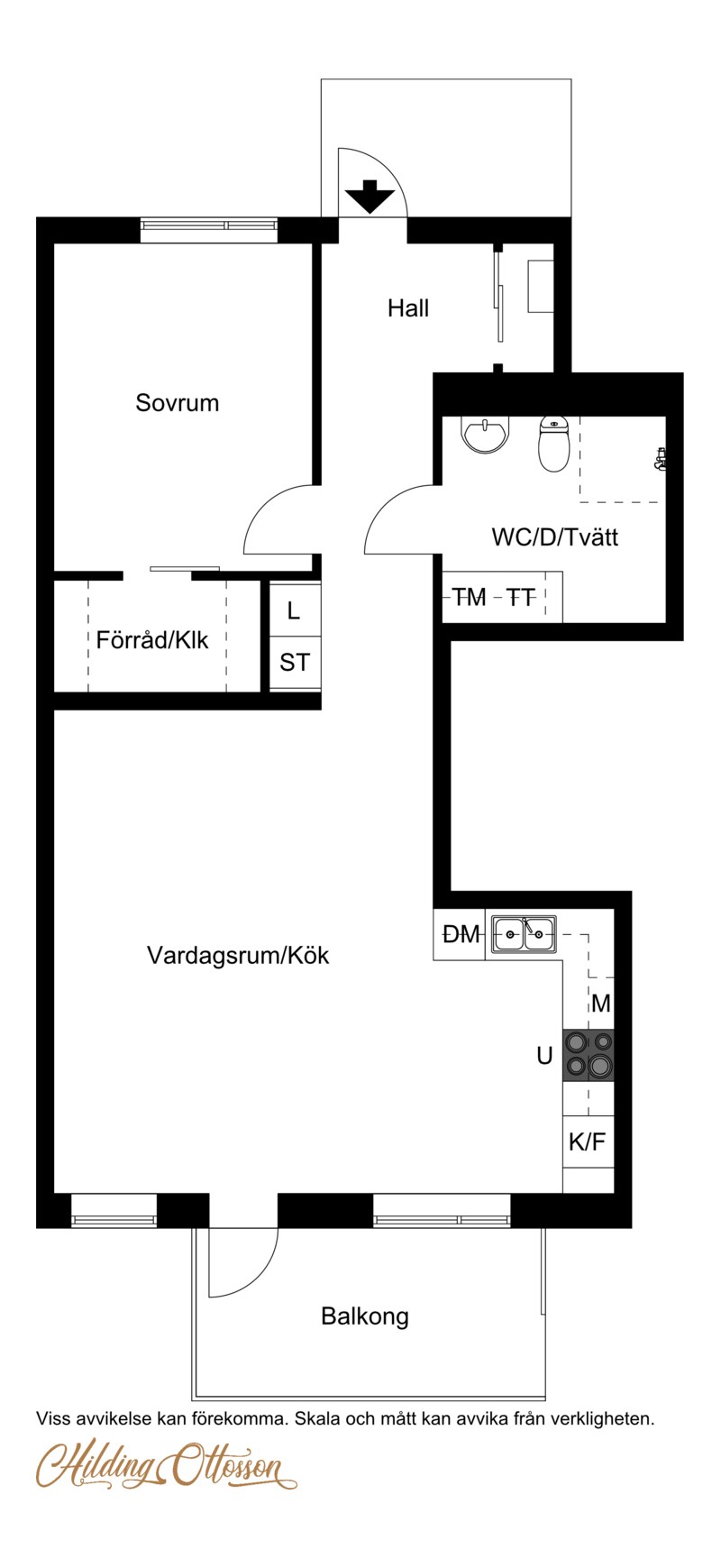 Planritning SOCKERBRUKSGATAN 13
