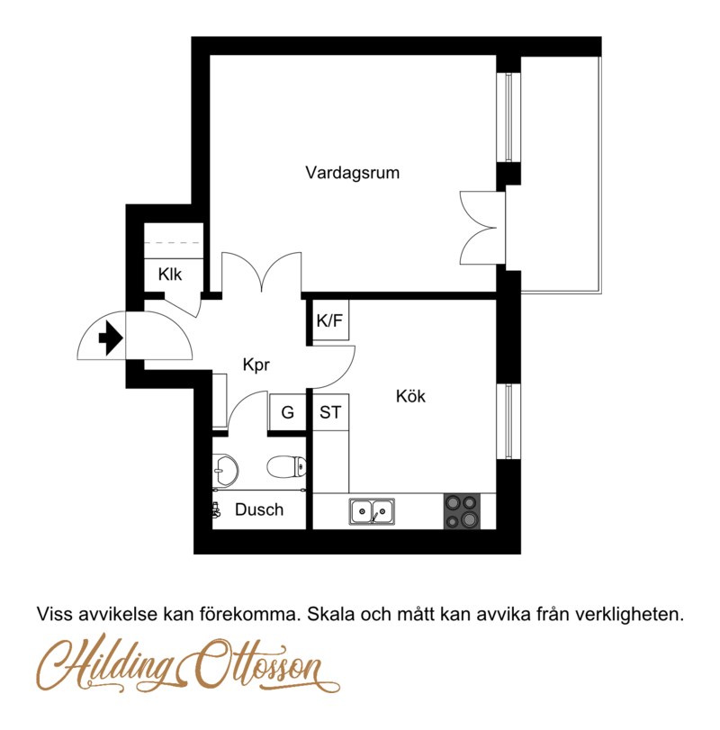 Planritning web LÅNGGATAN 39 A